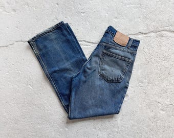 Vintage 70s 80s Levis 646 0217 Orange Tab W33 L32, Levis Bell