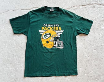 Camiseta vintage de los Green Bay Packers / Talla L / Camiseta de punto simple