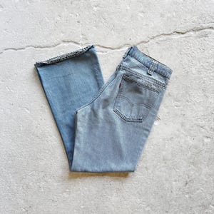 Vintage Levis For Men Orange Tab Bootcut Flare Jeans Size 32 x 29 Flare Boot Cut Bellbottom High Rise 70s Mens Womens