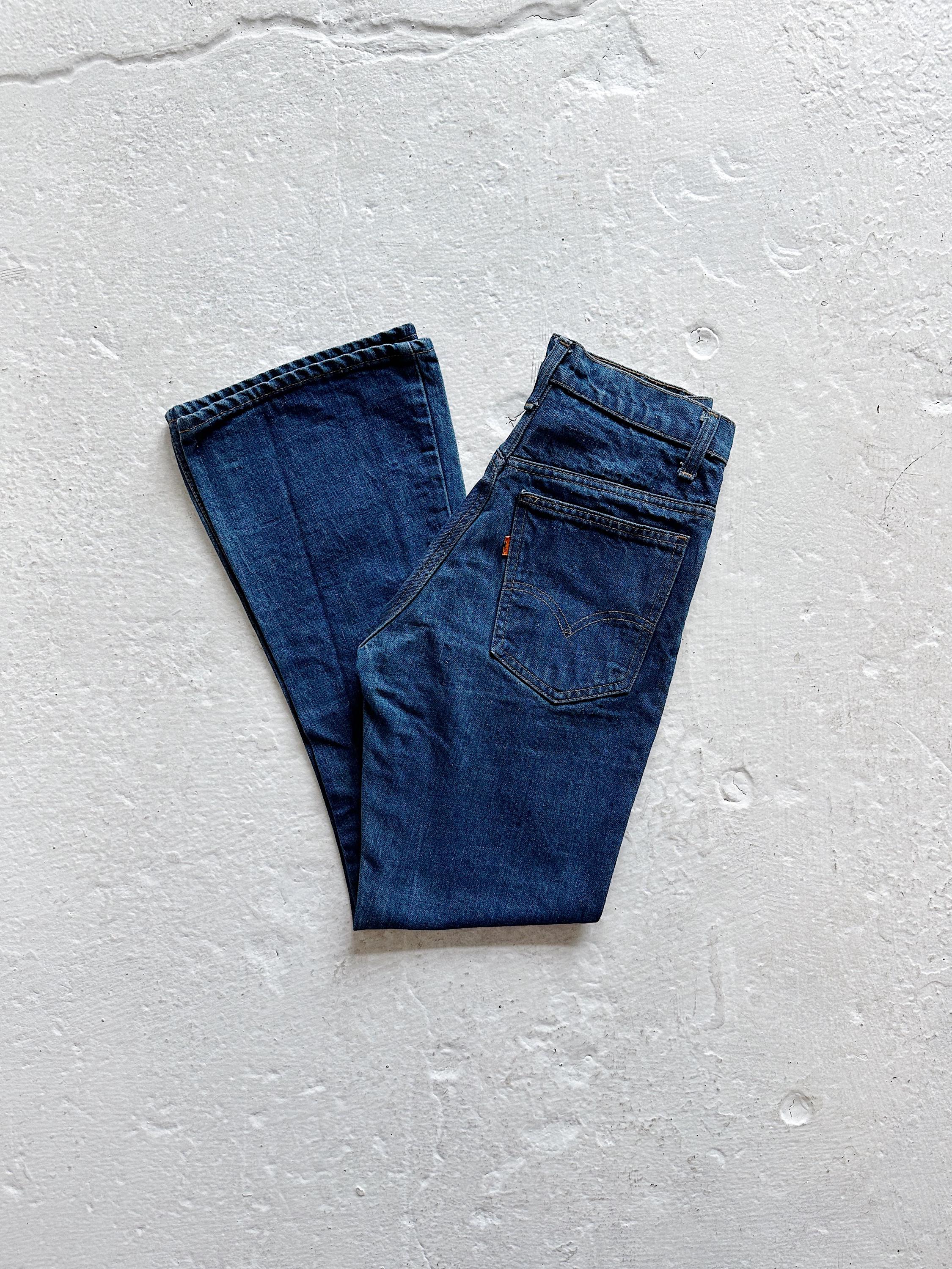 Vintage 60s 70s RARE Levis 646 Bell Bottom Jeans Size 25