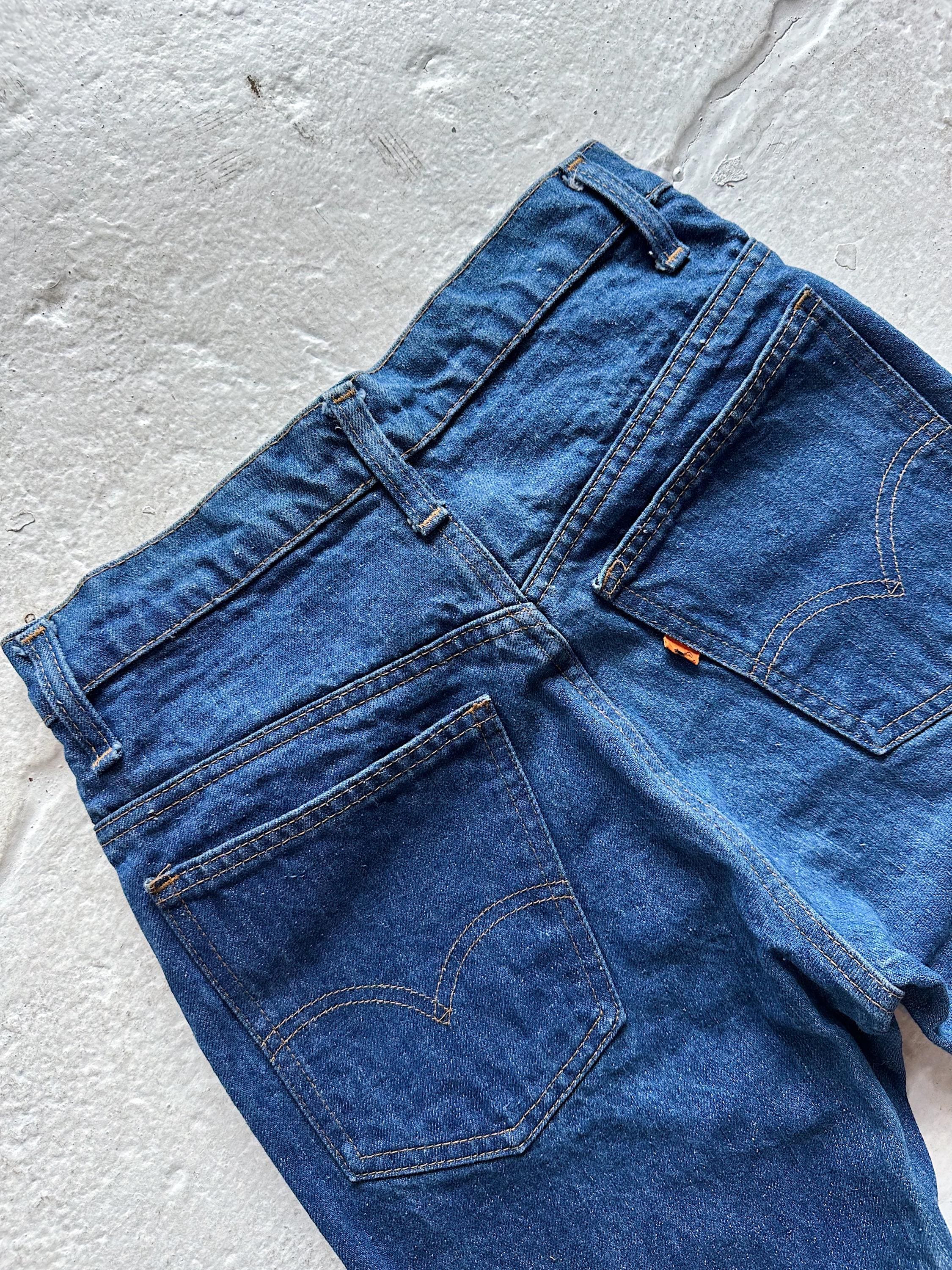 Vintage 60s 70s RARE Levis 646 Bell Bottom Jeans Size 25