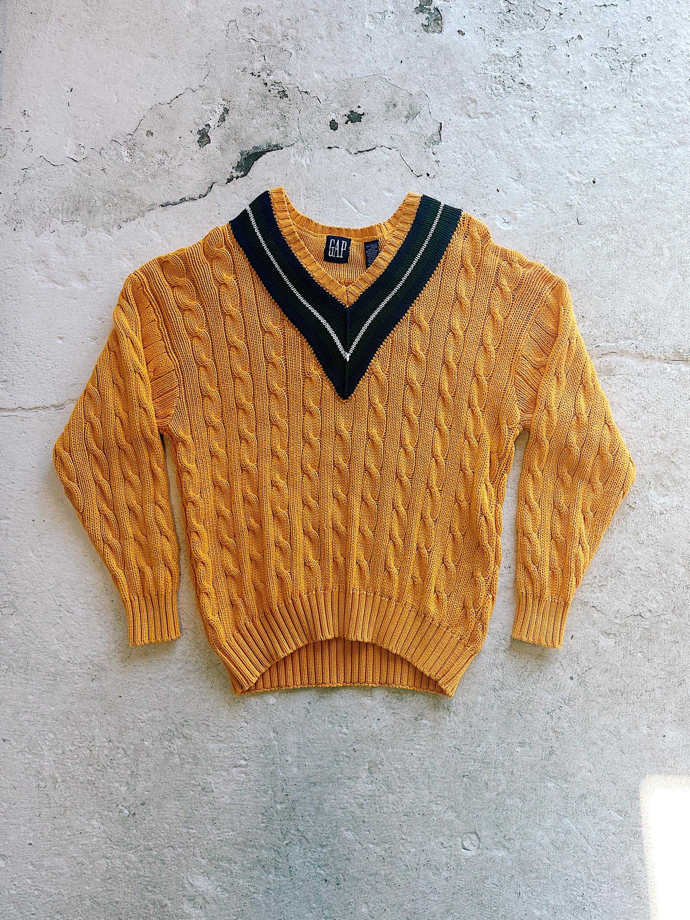 Vintage Cotton Knit Sweater Gap - Etsy