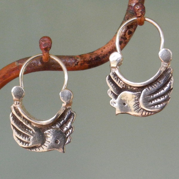 Boucles d’oreilles Tiny Dove - boucles d’oreilles en argent