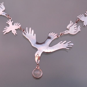 Raven Necklace - sterling silver