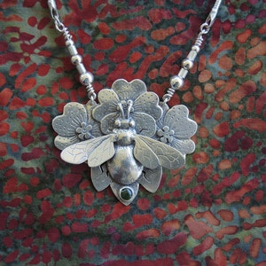 Bumblebee Necklace - sterling silver