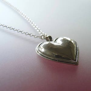 Heart Pendant, sterling silver, What The world Needs Now