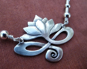 Collier Lotus - argent sterling