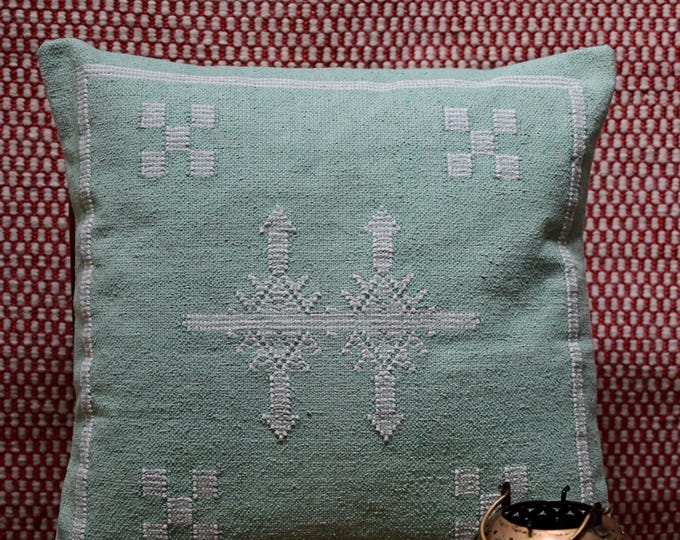 Sabra Kilim Pillow - Vintage Boho Pillow, Throw Pillow Cover, Moroccan Kilim Pillow, Sofa Decor Cushion, Home Decor Gift, Christmas Gift