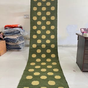 Kelim Läufer - Handgefertigter Kelim Läufer, Jute Flur & Küchen Dekor Motive Orientalisch Traditionelle Indisch Geometrische Türkisch Wohnkultur