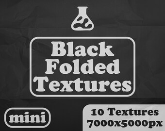 Black Folded Paper Textures: High-Res Wrinkled Backgrounds (JPG Pack)