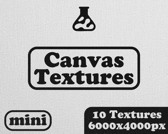 Canvas Paper Textures Mini | 10 High-Res Drawing Paper Backgrounds JPG