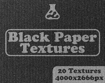 Black Grunge Paper Textures: Wrinkled Grainy Backgrounds (PNG/JPG) Commercial Use