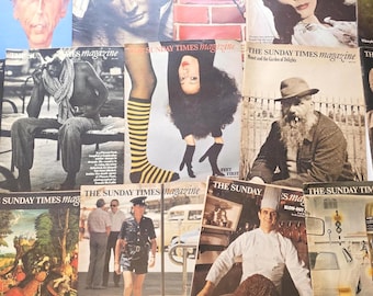 Revistas del Sunday Times de 1970 a 1975 - Ejemplares raros