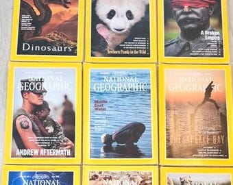 Oltre 200 in magazzino! Riviste Nat Geo anni '90
