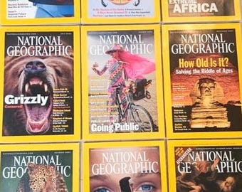 Oltre 200 in magazzino! Riviste Nat Geo - Vintage anni 2000
