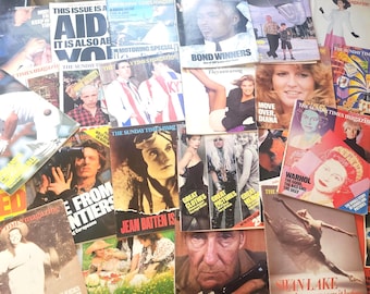 Sunday Times Magazines 1987 - Vintage!