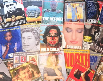 The Sunday Times Magazine 1990 - Vintage!