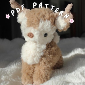 Baby Reh PDF Häkelanleitung | Stehendes Reh Plüschtier
