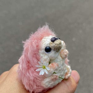 Virkat PDF-mönster för baby-igelkott med päls | Handledning för amigurumi av söt igelkott bild 4