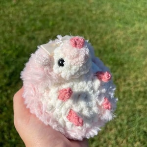 Virkat PDF-mönster för baby-igelkott med päls | Handledning för amigurumi av söt igelkott bild 7