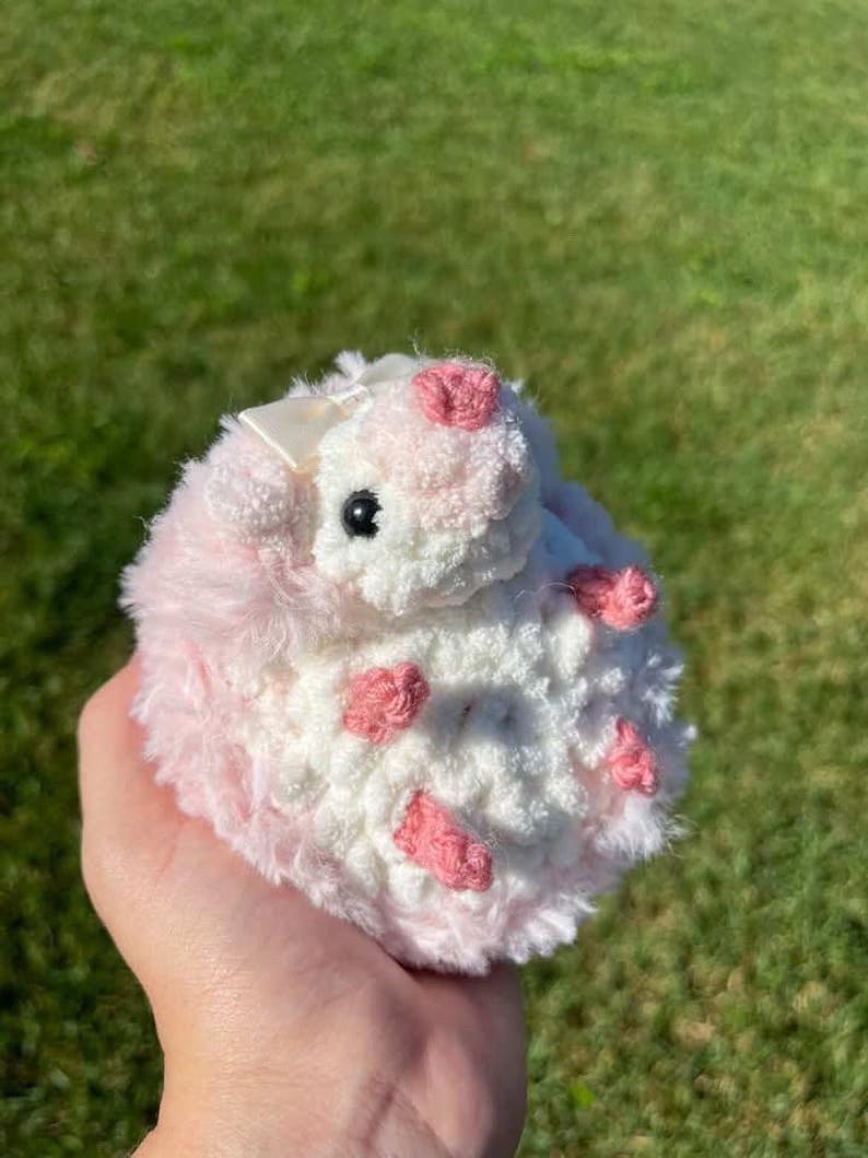 Virkat PDF-mönster för baby-igelkott med päls | Handledning för amigurumi av söt igelkott bild 7