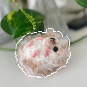 Virkat PDF-mönster för baby-igelkott med päls | Handledning för amigurumi av söt igelkott bild 6
