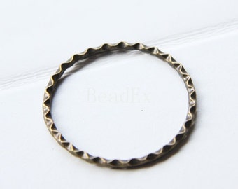 10pcs / Ring / Loop / Antique Brass Tone / Base Metal (Y10812//C284B)