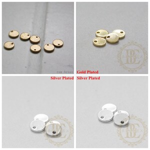 Round / Tag / Disc / Disk / Brass Base (C1752//S263)