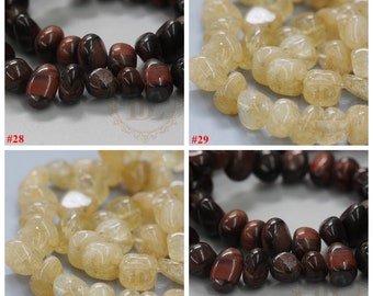 One Full Strand / Stone / Perles / Semiprecious Stone / Gemstone / Irregular (G118-3)