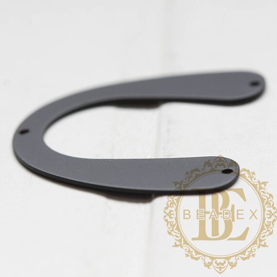Brass Base / Charm / Half Circle / U Link (C3775//V126) - Etsy