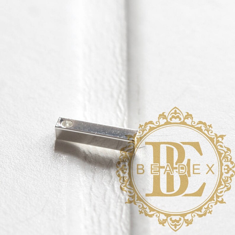Brass Base Pendant / Charm / Bar / Stick / Rectangle 10.1x2mm Etsy