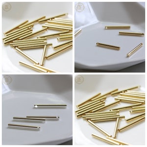 Solid Brass / Round Bar / Charm (C4224)