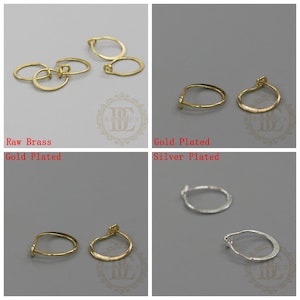 Brass Base / Earring Hook / Earring Wire / 13.2*11.4mm (C3981//S313)