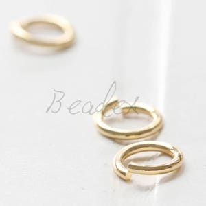 20 Pieces / Real Gold Plated / Jump Rings / Brass Base / Ring / 10x1.5mm  (C429JP//C774)
