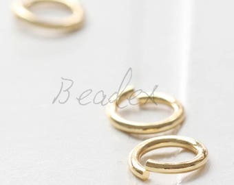 20 Pieces / Real Gold Plated / Jump Rings / Brass Base / Ring / 10x1.5mm  (C429JP//C774)