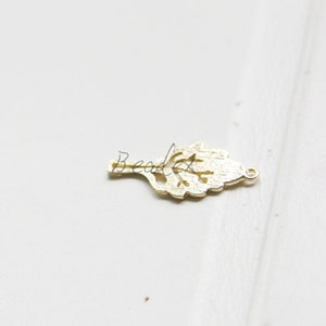One Piece / Tree / Gold Plated / Real Gold / Brass Base / Charm (Z10507//G703)