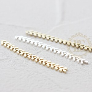 Solid Brass / Leaf / Pendant / Charm 57*5mm (C4551)