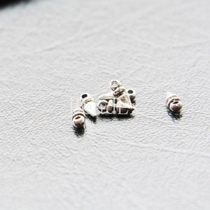 100 Pieces / Spike / Oxidized Silver Tone / Base Metal / Pendant / Charm (Y12104//A14-D67)