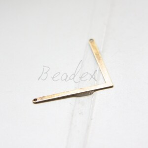 2 Pieces / Antique Brass / Brass Base / Charm / Arrow / Pendant 40x22mm (C2002//D475)