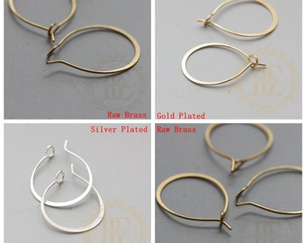 Brass Base / Earring Component / Earring Hook / Earring Wire (C3911//V279)
