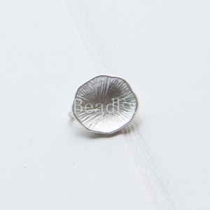 4pcs / Matte Silver Plated / Real Silver / Brass Base / Spacer (CE8693//P201)