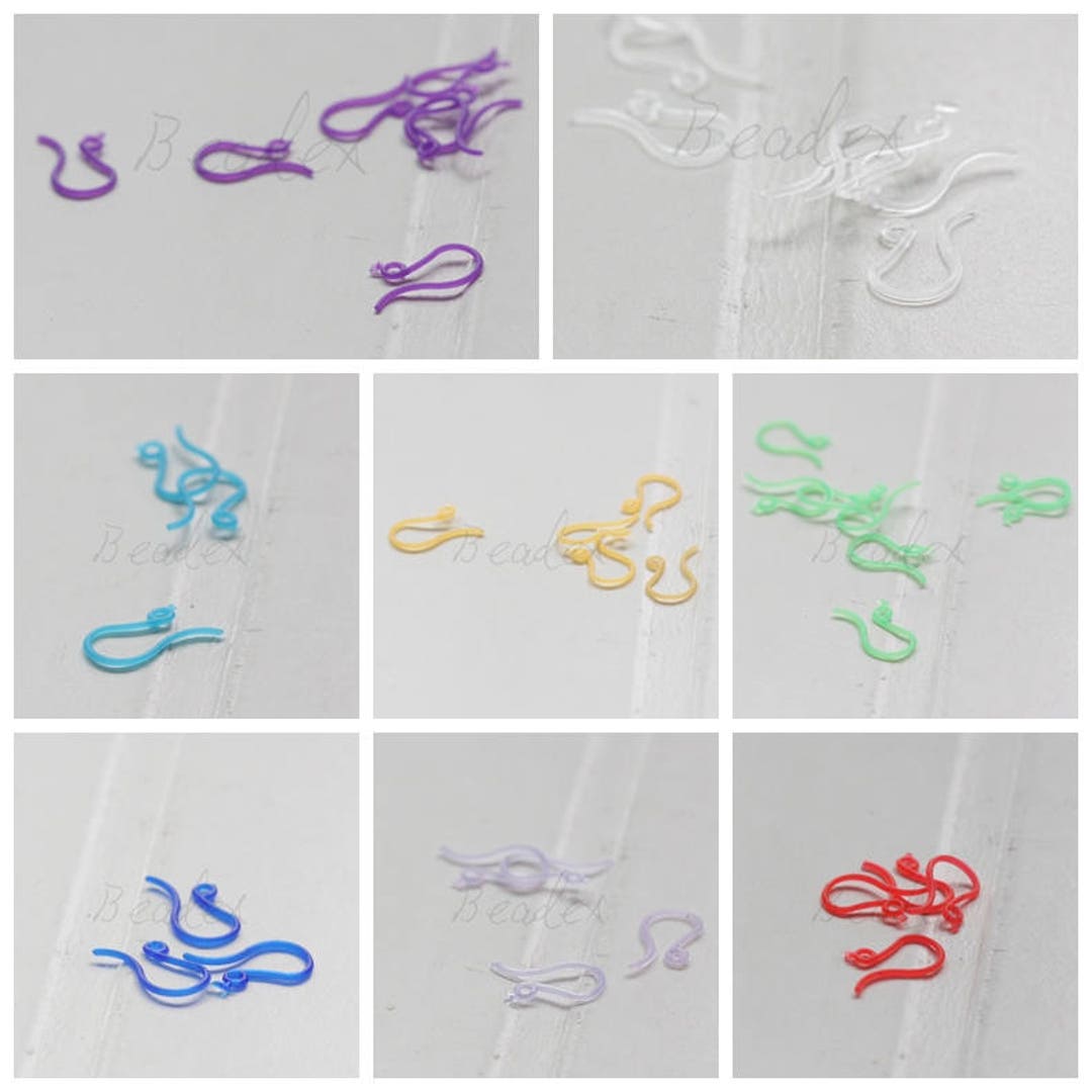 200 Pieces Clear Silicone Earring Pin Backs For Hook Post Stud Jewelry Making