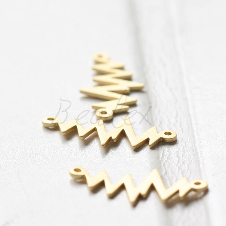 Chapado en Laton ゴールド　Mg2b 2 piezas / chapado en oro / oro real / base de latón