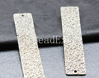 10 Pieces / Rectangle / Tag / Antique Brass Tone / Base Metal Charms (Y25675//A24-K178)