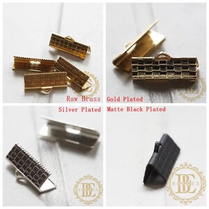 Brass Base / End Clip / Ending / Ribbon Ending (C3762//V114)