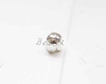 2 Pieces / Real Silver Plated / Brass Base / Bead Cap / Cone (C3021//G670)