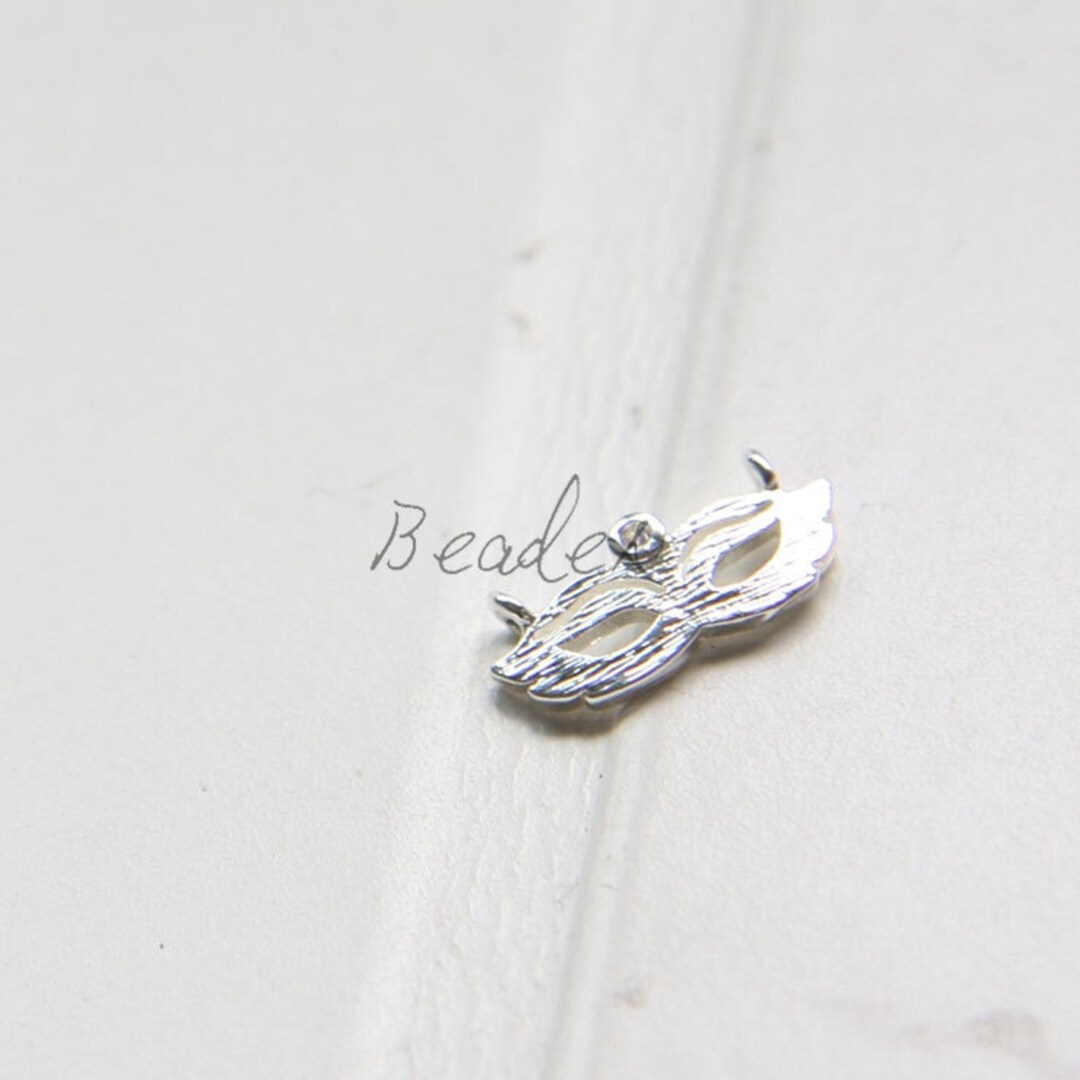 One Piece / Mask With Rhinestone / Silver Plated / Real
