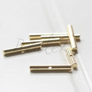 One Piece / Real Gold Plated / Brass Base / Pendant / Charm / Leather Spacer (C1922//G844B)