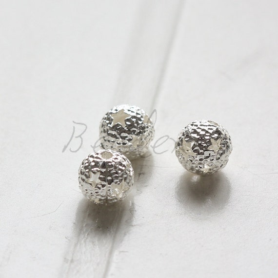 One Piece / Star Ball / Silver Plated / Real Silver / Brass Base