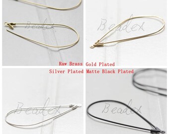 Brass Base / Earring Components / Earring Hook / Tear / Teardrop (C3450//V5)